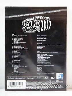 3 7 Days Persona Super Live P-Sound Bomb 2017 Limited 2Blu-ray+CD from JP