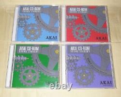 AKAI CD-ROM SOUND LIBRARY 8 Discs Complete Full Set from Japan