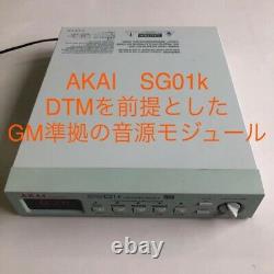 AKAI SG01K GM Sound Module New internal with power supply from japan a