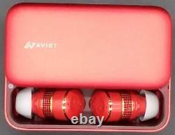 AVIOT TE-BD21J Red Complete Wireless Earphone Snapdragon Sound From Japan