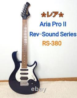 Aria Pro II electric guitar Rev-Sound Series RS-380 black from Japan