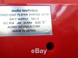 Audio-Technica AT727 SOUND BURGER Red! From Personal Collection