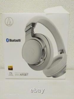 Audio-Technica Sound Reality Wireless Headphone Metallic Silver From Japan NEW