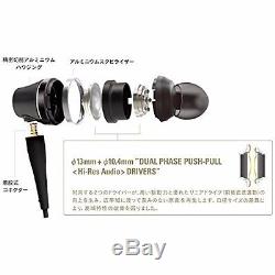 Audio technica ATH-CKR90 In-Ear Headphones Sound Reality Hi-Res NEW from Japan