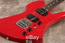 B. C. Rich NJ Retro MOCKING BIRD Ferrari Red Electric Guitar used from japan sound