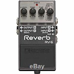 BOSS RV-6 High quality sound 8 modes Reverb Pedal From Japan with Tracking