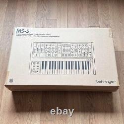 Behringer MS-5 Analog Synthesizer Sound Output Confirmed with Box Used From Japan