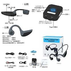 Bone conduction sound collector Earphone Bluetooth headphone from Japan