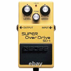 Boss SD-1 Super Overdrive Guitar Effect From JAPAN Overdrive sound booster