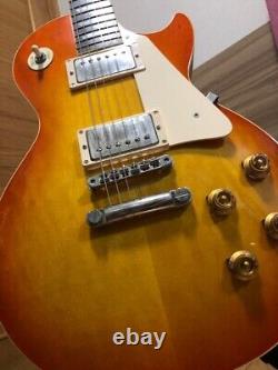 Crews Maniac Sound KTR LS-02 Les Paul Type Sunburst Used Guitar F/S From Japan