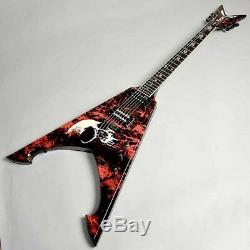 DEAN MICEL AMOTT TYRANT Bloodstorm Graphic Electric Guitar used from japan sound