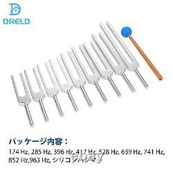 Dreld tuning fork set sound healing therapy therapy tool 9Pi. Ships from Japan