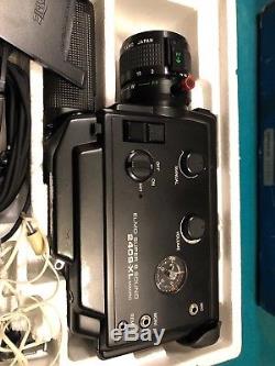 ELMO SUPER 8 SOUND 240S-XL 8mm Movie Camera NEAR MINT From JAPAN #306