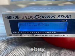 Edirol SD-80 Studio Canvas 128-Voice USB Sound Module Roland Used from JAPAN