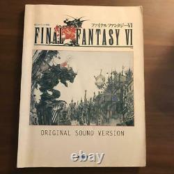 Final Fantasy VI Original Sound Version Piano Solo Sheet Music From Japan #1976