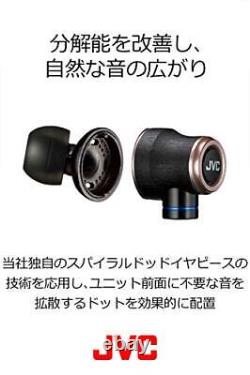 JVC HA-FW01 CLASS-S WOOD series canal type earphone HA-FW01 from japan