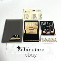 KORG M1 SOUND CARDS BRASS MSC-011 PCM DATA and MPC-011 Tested Working From JAPAN