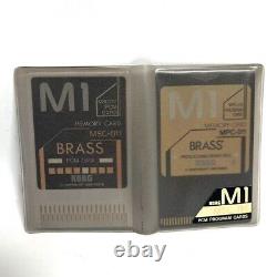 KORG M1 SOUND CARDS BRASS MSC-011 PCM DATA and MPC-011 Tested Working From JAPAN