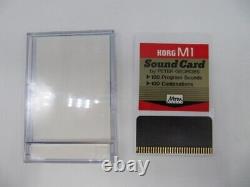 KORG M1 by PETER GEORGES Program Memory Sound Card Test Working From JAPAN JP