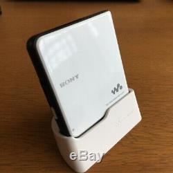 MINT Sony MZ-630 Walkman MiniDisc Player white Sounds Great From Japan #627