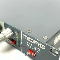 Midas XL42 2 Channel Rack Mount Preamp Sounds from Japan TGK