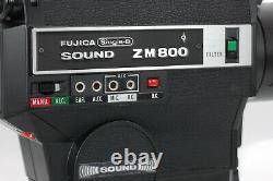 Mint Fujica Single 8 Sound ZM800 EBC FUJINON Z 8-64mm f1.8 Macro from JAPAN
