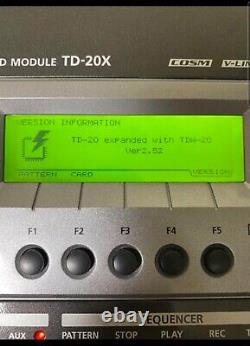 Mint Roland Percussion Sound Module TD-20X V Drums Electric Hybrid from Japan