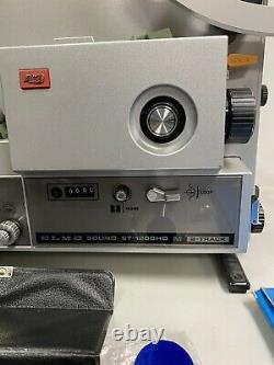 Mint in Case Elmo ST-1200HD Super 8 Sound Film Projector 2 Track From Japan