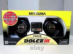 Mitsuba Dolce III 3 HOS-07B Low Bass Sound Car Horn Car Parts from Japan