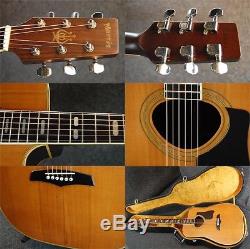 Morris W-65R Acoustic Guitar sound Rare Excellent+++ condition Used from japan