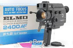 NEAR MINT ELMO SUPER 8 SOUND 2400AF MACRO Super8 Movie Camera From JAPAN #536