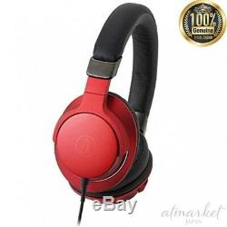NEW Audio Technica Headphones Sound Reality ATH-AR5 RD Bordeaux Red from JAPAN