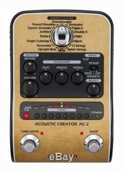 NEW ZOOM AC-2 ACOUSTIC CREATOR ACOUSTIC SOUNDAMPLIFIED from JAPAN