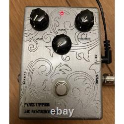 NK Rock Sound Fuzz Upper Octave Fuzz Pedal Very Rare Used from Japan Silver