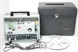 NMint ELMO ST-1200 Super 8 8mm Sound Movie Projector with Case From Japan 566