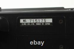 Near MINT / Case? Elmo Super 8 Sound 6000AF MACRO Movie Camera From JAPAN #116