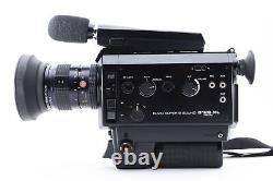 Near MINT Elmo Super 8 Sound 612S-XL Macro Zoom Lens Movie Camera From JAPAN