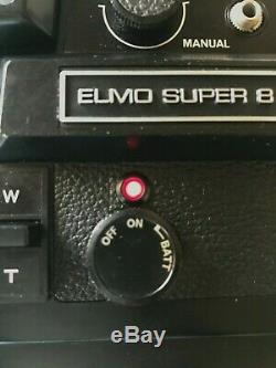 Near Mint ELMO Super 8 Sound 3000AF 8mm Movie Camera From Japan 311