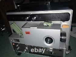 Near Mint In Case Elmo ST-1200HD Super 8 Sound Film Projector 2 Track From Japan