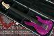 New Crews Maniac Sound Jackson 5 Purple fretless Electric Bass Guitar From Japan