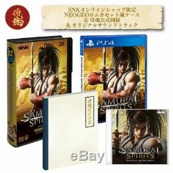 New SAMURAI SPIRITS PS4 LIMITED PACK+SOUND TRACK SNK Limited Pack From Japan F/S