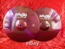 PAiSTe 900 Series Color Sound Purple Hi-Hat 14 inch Drum Cymabal from Japan