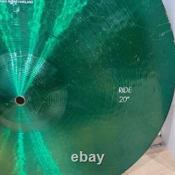 Paiste Color Sound 5 Cymbal Size 20 Inch Green 1983 Vintage Rare From Japan