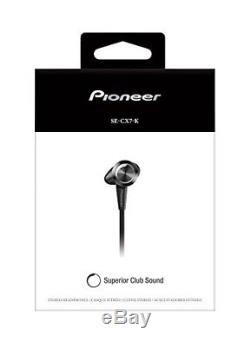 Pioneer SE-CX7-K SUPERIOR Club Sound Headphone NEW from JAPAN F/S EMS
