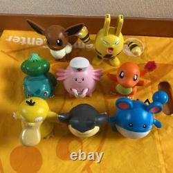 Pokemon sounding Snorlax figure 8 pieces set Character Goods used from Japan