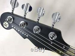 Reverend Thick Sound Precision Bass Black FEL-4 18048 Free Shipping From Japan