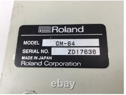 Roland CM-64 LA Synthesizer plus RS-PCM GS MIDI Sound Module From Japan Used