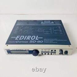 Roland Edirol SD-80 Studio Canvas MIDI Sound Module From Japan