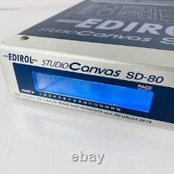 Roland Edirol SD-80 Studio Canvas MIDI Sound Module From Japan