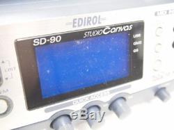 Roland Edirol SD-90 Studio Canvas MIDI Sound Module Used Working from Japan